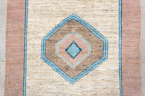 Vintage Oushak Runner Rug (3' x 12')